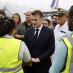 Macron arrives in Mayotte to assess the consequences of Cyclone Chido