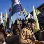 Thousands take to the streets in northeast Syria to support the Kurdish-led force