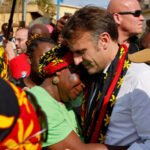 Macron faces Mayotte locals and promises to “rebuild” the cyclone-ravaged island.