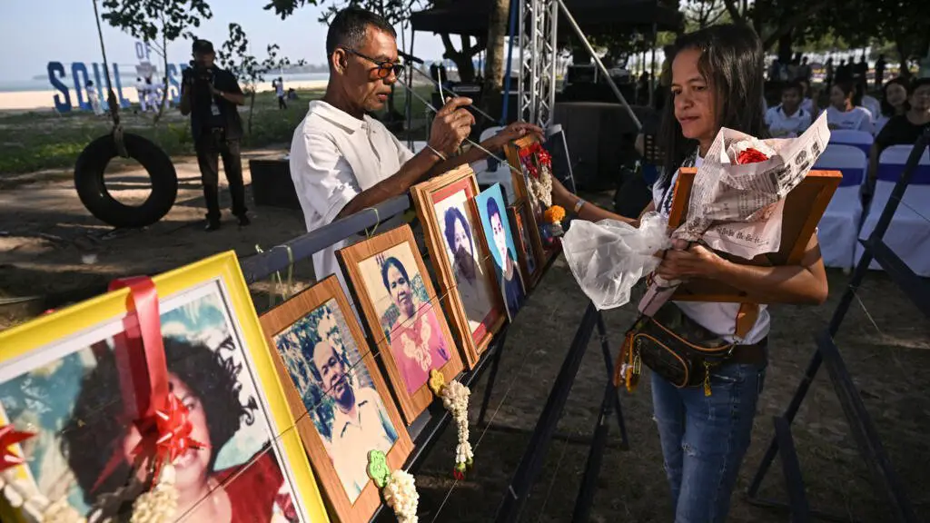 Ceremonies across Asia commemorate the 20th anniversary of the tsunami disaster
