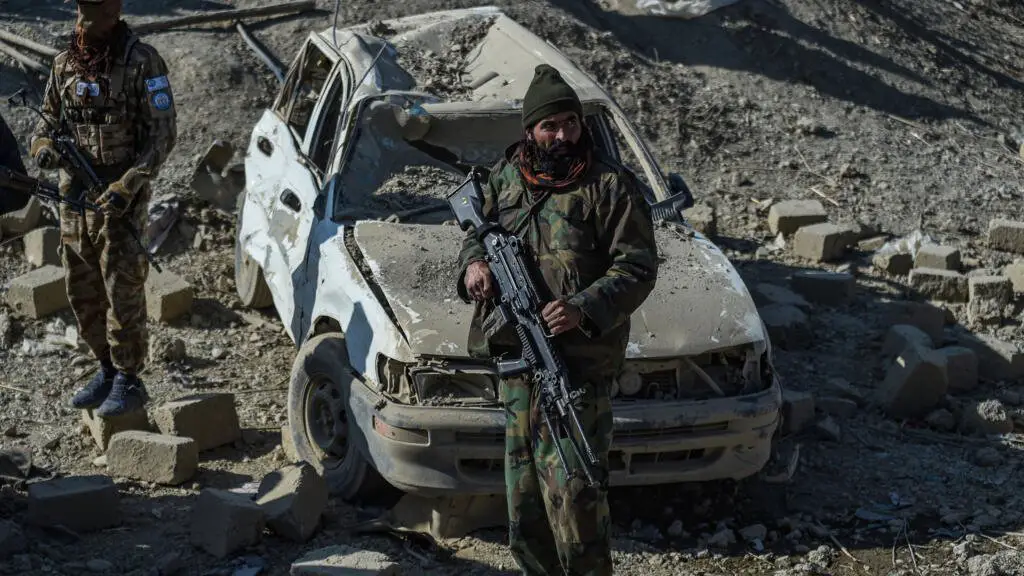 Afghan Taliban forces have attacked “several points” in Pakistan in response to airstrikes, Kabul says
