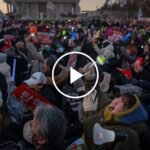 South Koreans celebrate the impeachment of the president in Seoul