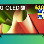 Get $400 off the LG B4 OLED TV with a $100 gift card