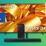 This 75-inch Samsung TV comes with a free soundbar and subwoofer combo and a $50 gift card