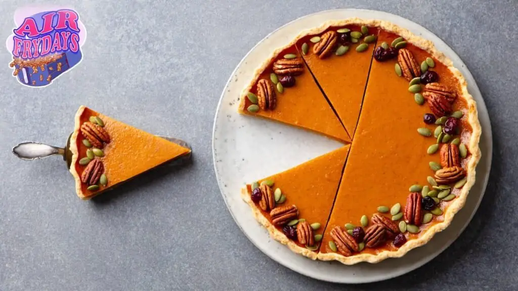 How to air fry a pumpkin pie