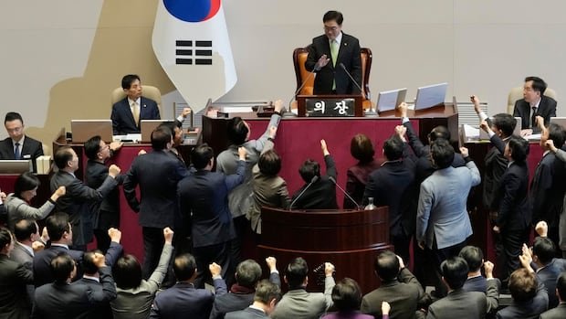 South Korea’s opposition votes to impeach the incumbent president