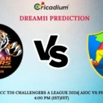 AIOC vs PHR Dream11 Prediction Today KCC T20 Challengers A League 2024 52nd T20I