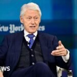 Former US President Bill Clinton was hospitalized with a fever