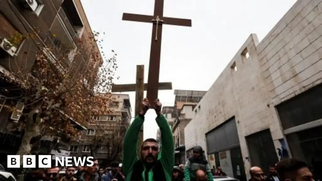 Protests erupt in Syria after Christmas tree is lit