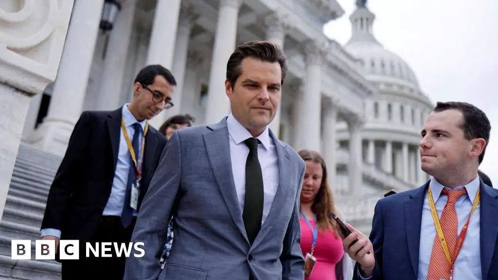 What does the House ethics report say about Matt Gaetz?