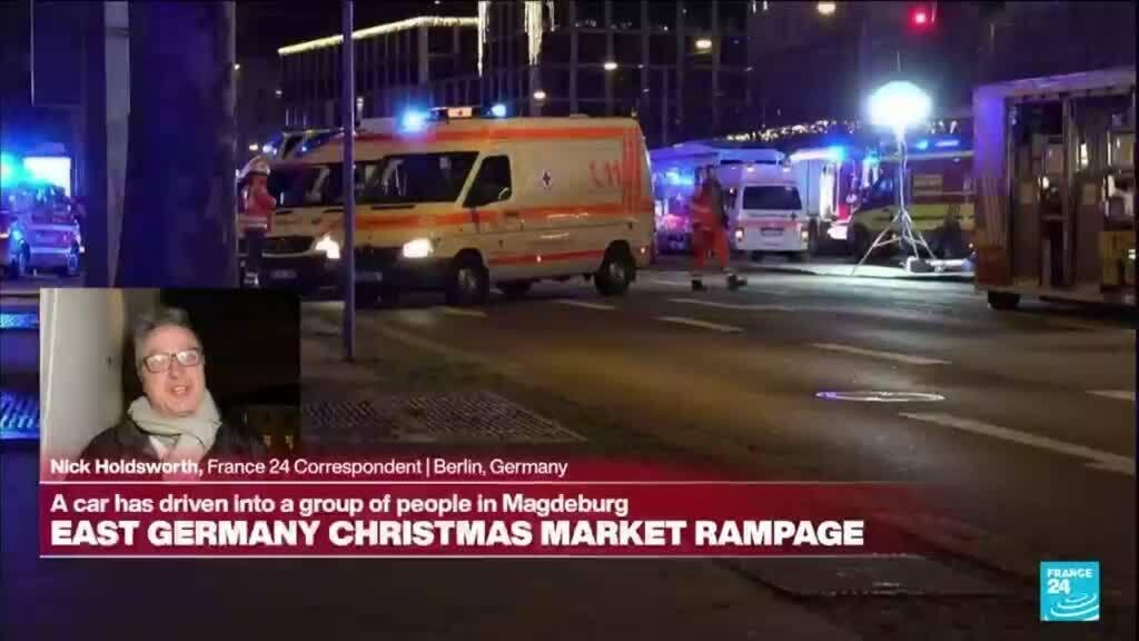 Car drives into a crowd at the Christmas market in Germany