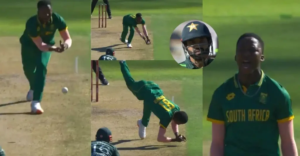 SA vs PAK (WATCH): Kwena Maphaka plucks a blinder to dismiss Mohammad Rizwan in the 2nd ODI