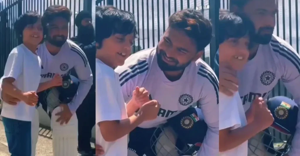 WATCH: Rishabh Pants heartwarming fan interaction ahead of Boxing Day Test at MCG