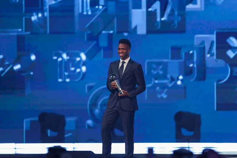 Real Madrid star Vinicius wins FIFA Best Award