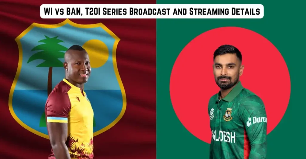 WI vs BAN 2024, T20I series: Broadcast, live streaming details – When and where to watch in India, West Indies, UK, Bangladesh and other countries