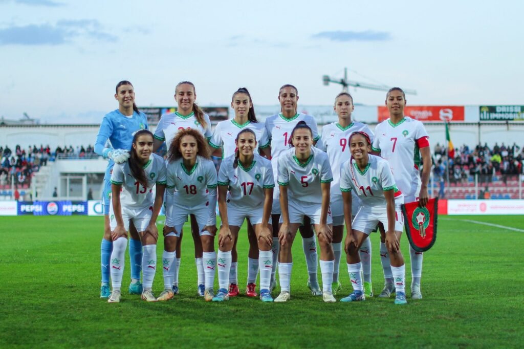 The Moroccan women’s football team is among the top 3 in Africa