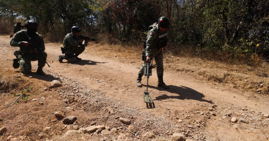 Two soldiers were killed by a landmine explosion in Mexico, a day after two soldiers were killed by a booby trap in the same region