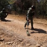 Two soldiers were killed by a landmine explosion in Mexico, a day after two soldiers were killed by a booby trap in the same region