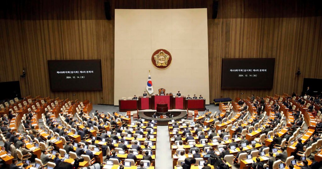 South Korean President Yoon Suk Yeol was impeached by parliament two weeks after the short-lived martial law decree