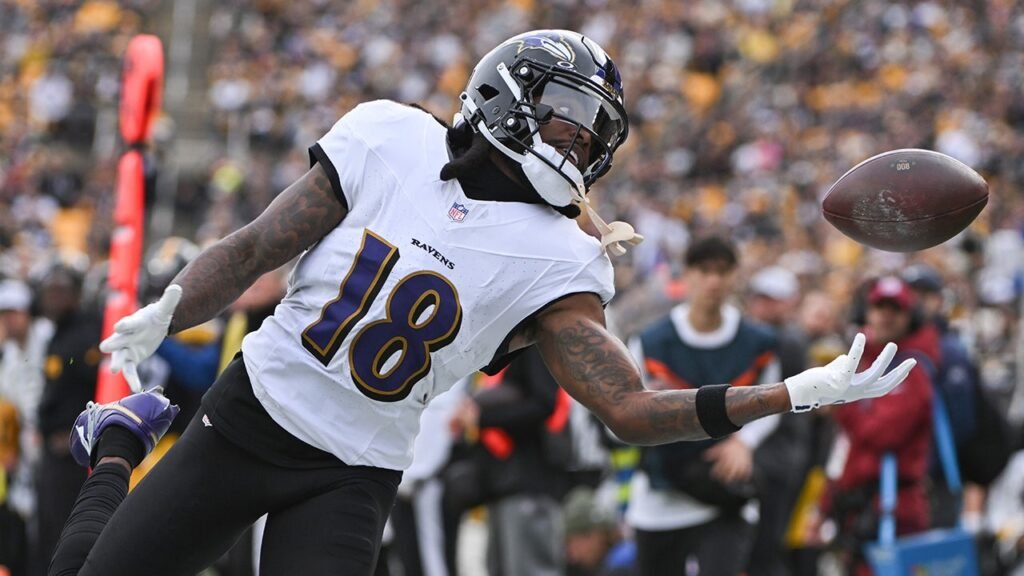 Ravens waive Pro Bowl receiver Diontae Johnson after dramatic tenure