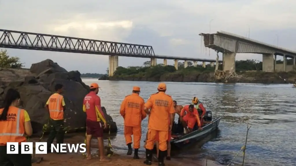 After a bridge collapsed in Brazil, there are fears that there could be a toxic leak