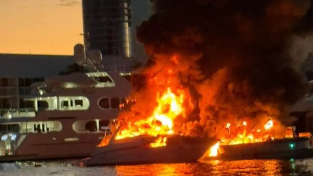 One person died and several were injured when a fiery boat exploded in a Florida marina