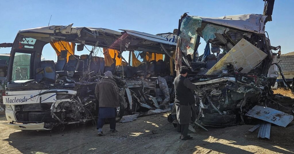 Two bus accidents in Afghanistan leave dozens dead and dozens more injured