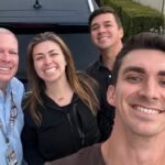 Siblings from California surprise father with a nostalgic last car ride to work before he retires