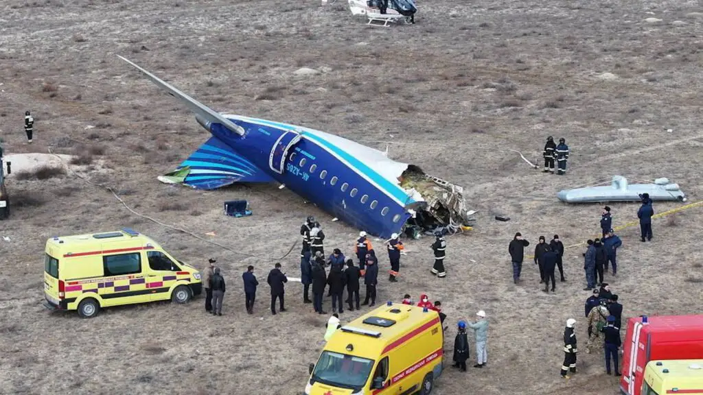 Video: Passenger plane crashes during emergency landing in Kazakhstan | aviation