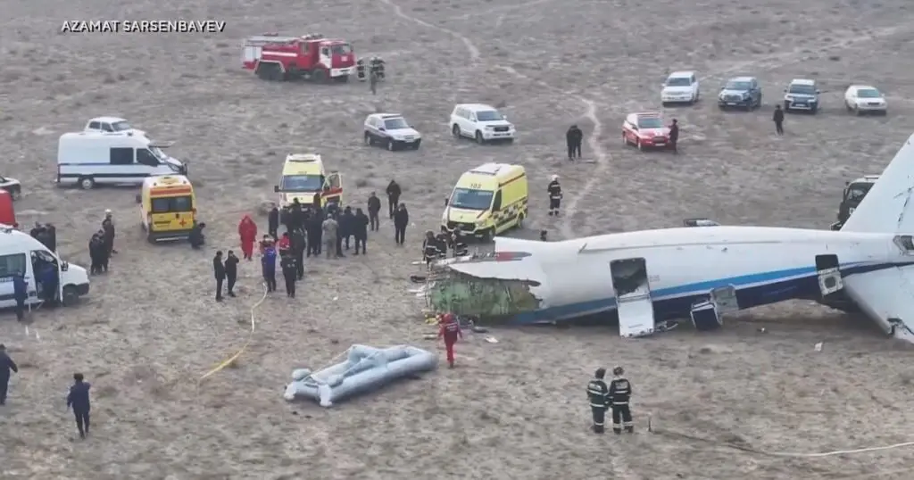 Passenger plane crashes in Kazakhstan