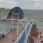 Russian tanker splits in half during storm, spilling oil into Kerch Strait