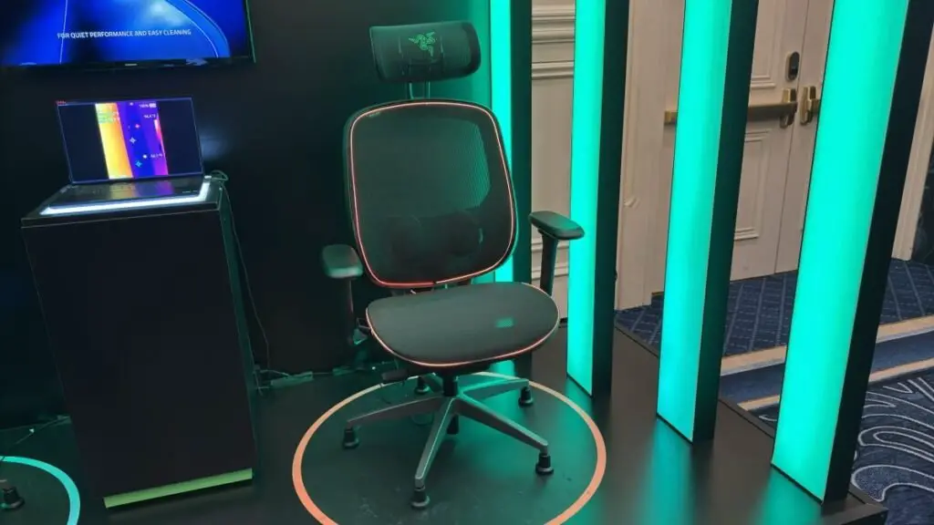 CES 2025: Sitting in Razer’s heated and cooled gaming chair felt like a mini vacation