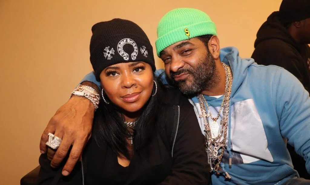 Jim Jones beams as he describes his meeting with Chrissy Lampkin