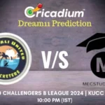 KUCC vs MEC Dream11 Prediction 16th T20I of KCC T20 Challengers B League 2024-25