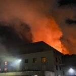 A fire at a massive lithium battery storage plant in California forces 1,500 people to evacuate