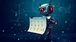 crimedy7_illustration_robot_reading_a_2025_calendar_abstract_ba_a49377fe-c893-4b72-b06f-cda0523d9790.png