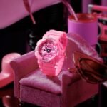 There is now a G-shock clock with barbie topics and we want to go in