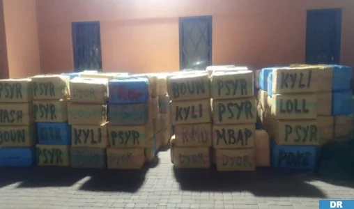 Morocco foils attempt to smuggle 9.8 tons of Chira and arrests 6 suspects