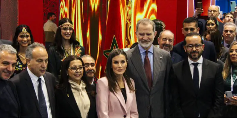 Madrid Tourism: The King of Spain receives a warm welcome at the Morocco Pavilion