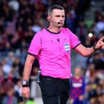 The referee of Unterfeuer Michael Oliver was appointed Crunch Champions League atheem between Barcelona and Atalanta on Wednesday