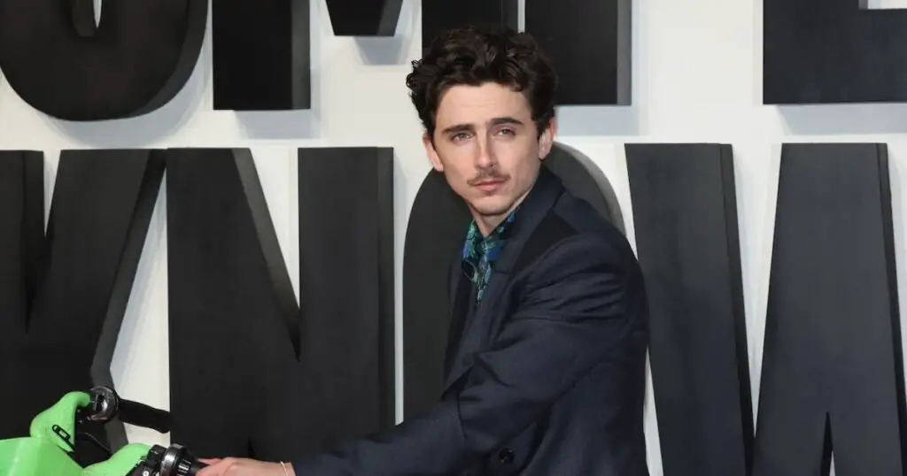 Timothee Chalamet was fined $79 after cycling to London at the premiere
