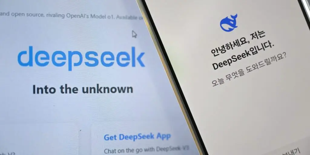 Due to user data concerns, Chinaas Deepseek is no longer in the South Korea’s app store