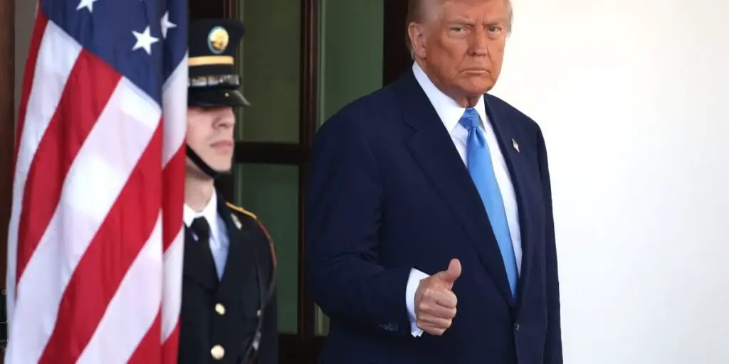 Trump says ‘it’s 10 plus 10’ when he doubles by imposing a further tariff to Chinese imports