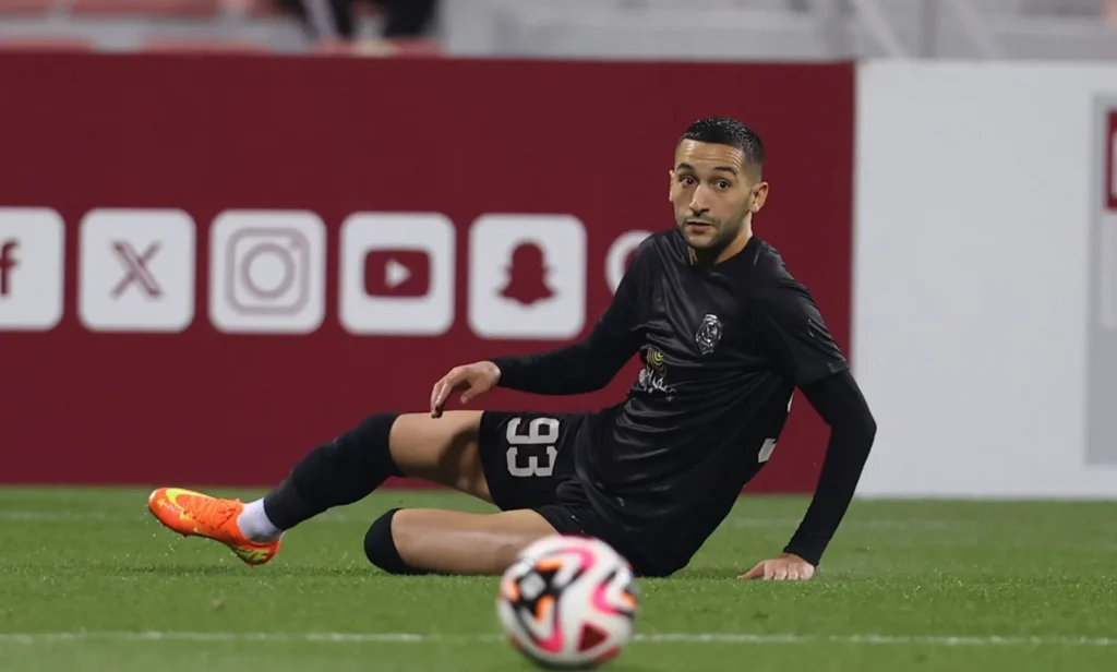 Ziyech fights to find a form after moving to Qatar