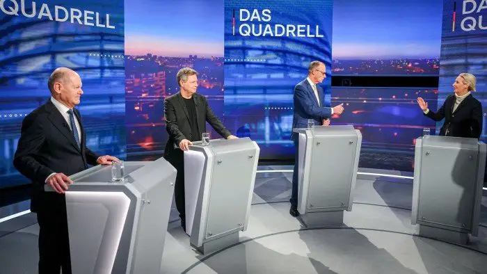 Mainstream politicians aim at the right-wing extremist candidates in the fiery German election debate