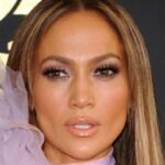 Jennifer Lopez stunned in the pre-grammys party in the all-brown monochrome