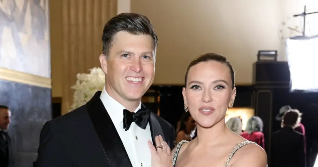 Colin Jost looked at 12 garbage containers after Scarlett Johansson’s lost ring