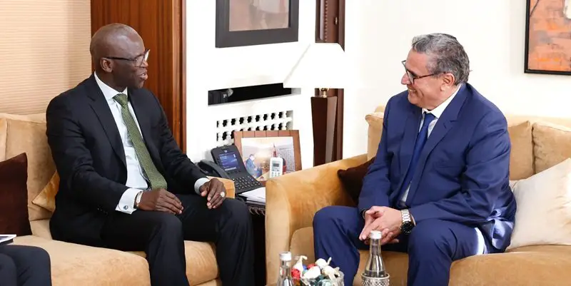 Akhannouch speaks to the BM Vice President of the Mena region