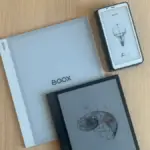 The first four settings that can change on a BOOX E-link tablet