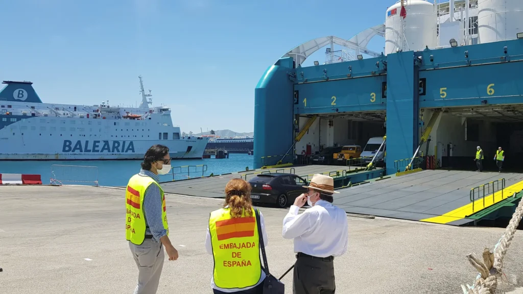 Seer routes are resumed after weather delays between Spain and Morocco